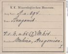 Etiketten zu Aragonit (NHMW-MIN-Aa894)